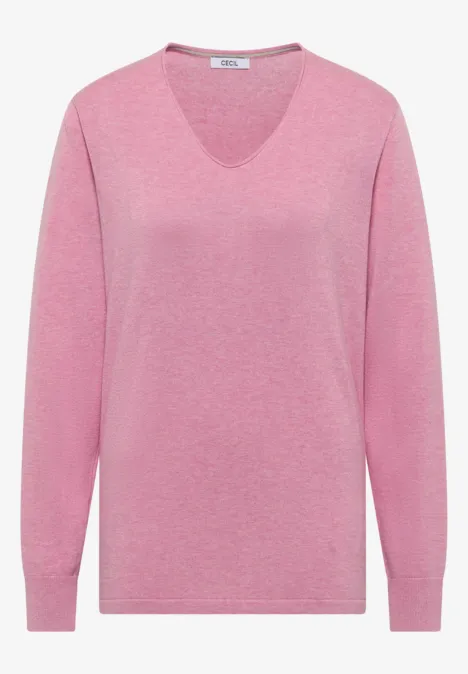 Basic Pullover dark blossom melange