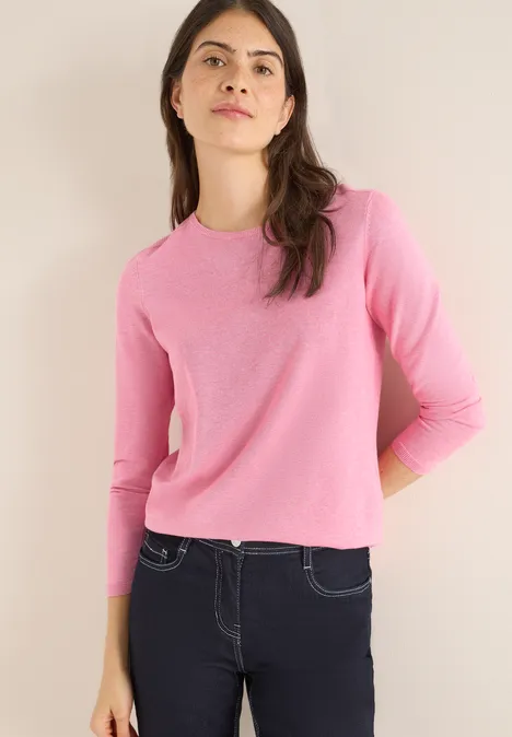 Basic Pullover dark blossom melange