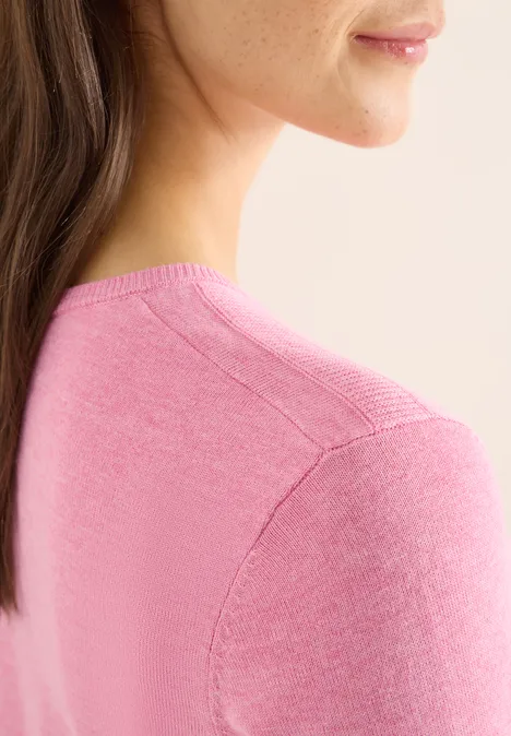 Basic Pullover dark blossom melange