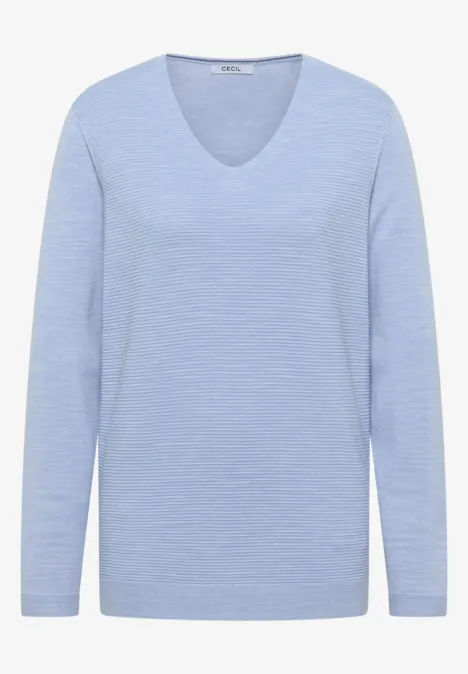V-Neck Pullover mountain heather melange