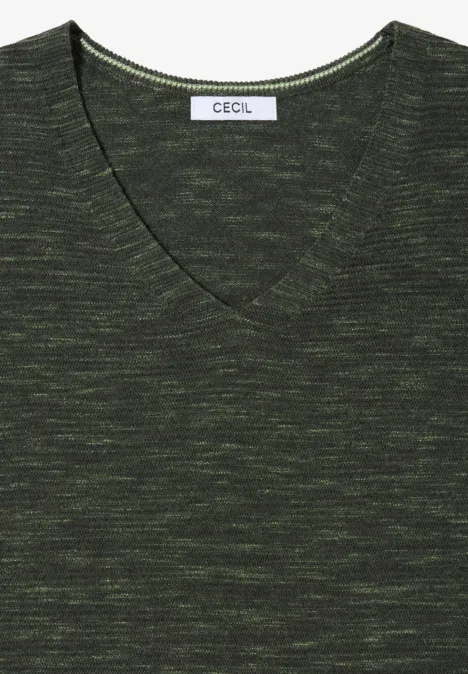 V-Neck Pullover raw khaki V-Neck Pullover raw khaki