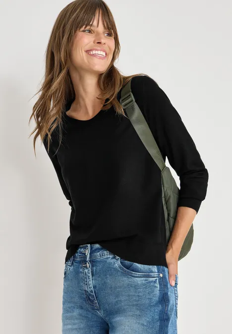 Kuscheliger Pullover Black