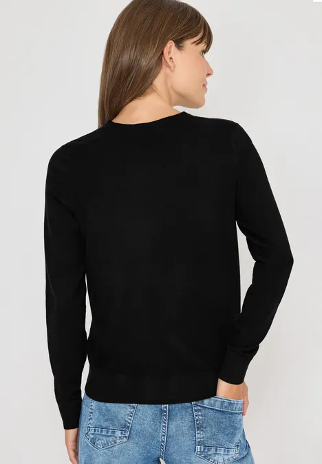 Kuscheliger Pullover Black