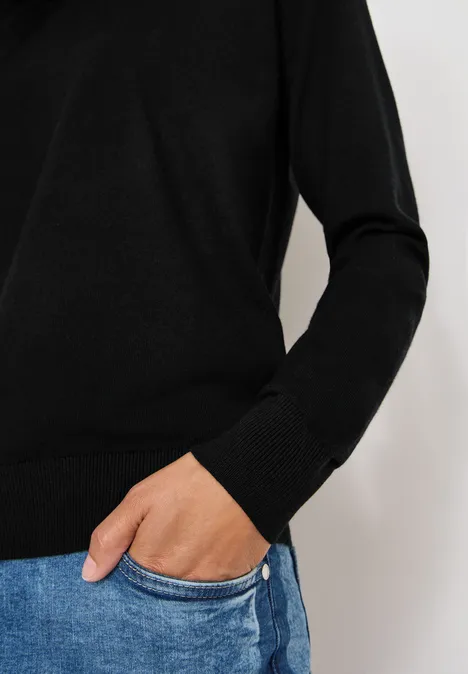 Kuscheliger Pullover Black
