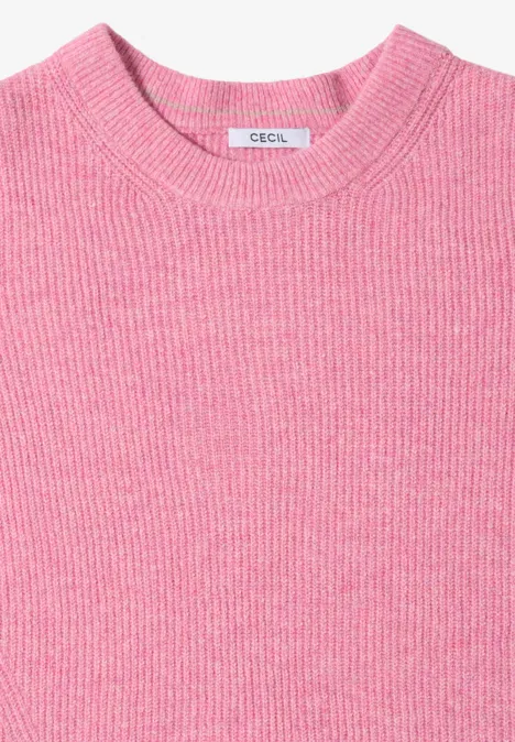 Pull-over avec détails structurés dark blossom melange