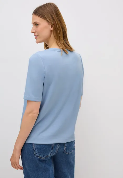 Kurzarmsweatshirt mountain blue
