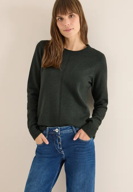 Kuscheliger Pullover active khaki melange