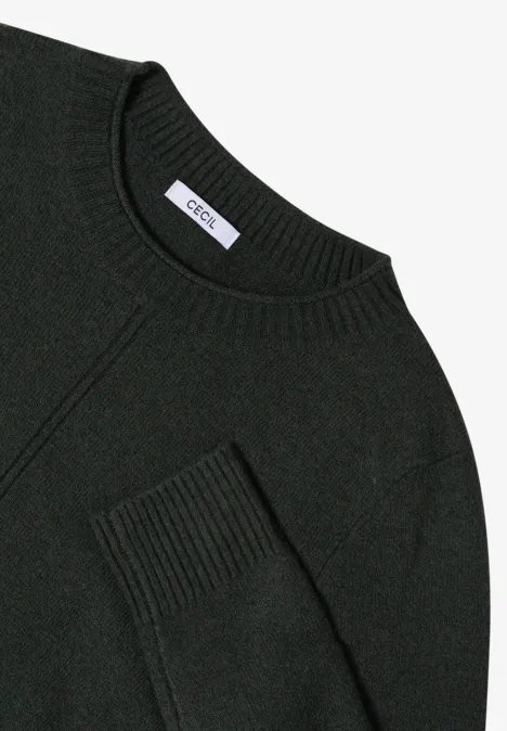 Kuscheliger Pullover active khaki melange