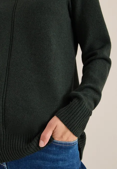 Kuscheliger Pullover active khaki melange