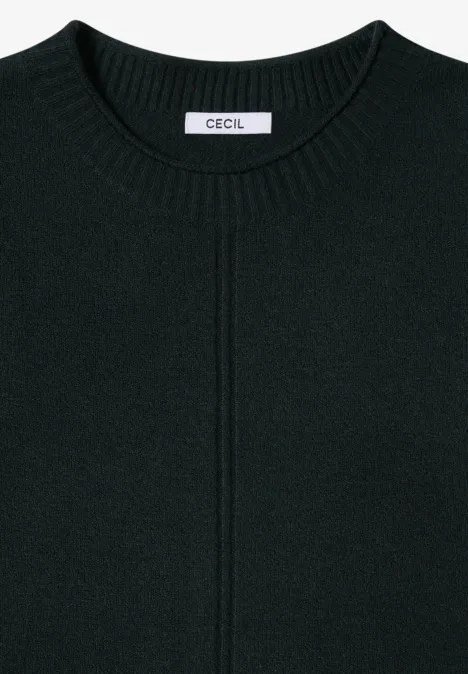 Kuscheliger Pullover ink green