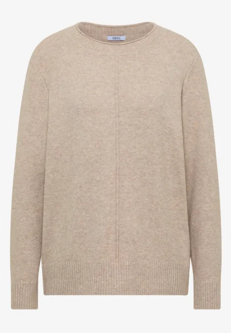 Kuscheliger Pullover sandalwood beige melange