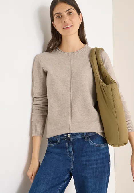 Kuscheliger Pullover sandalwood beige melange