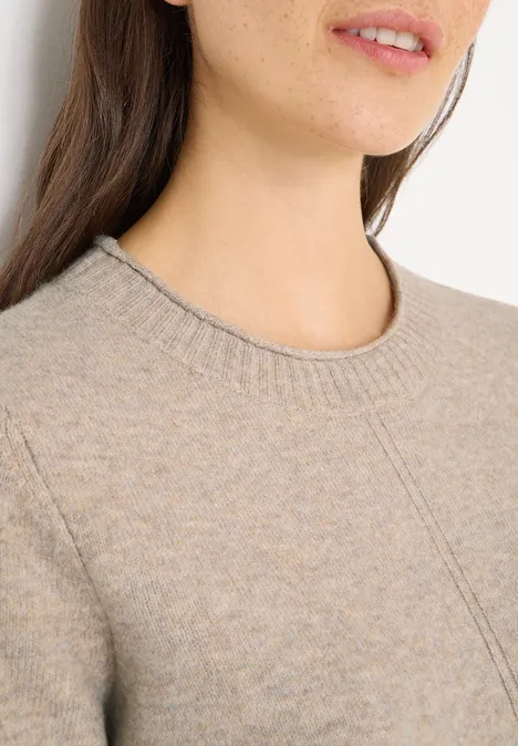 Kuscheliger Pullover sandalwood beige melange