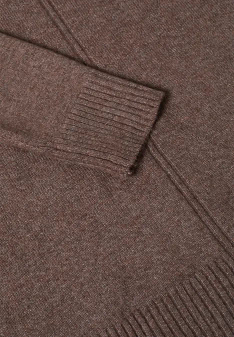 Kuscheliger Pullover mushroom taupe melange