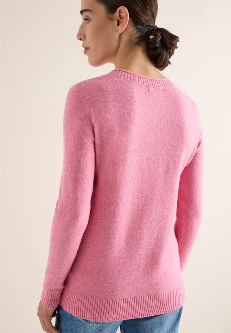 Kuscheliger Pullover dark blossom melange