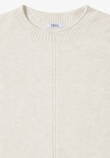 Kuscheliger Pullover eggshell melange