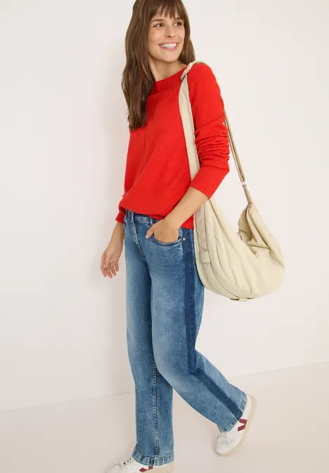 Kuscheliger Pullover pumpkin orange melange