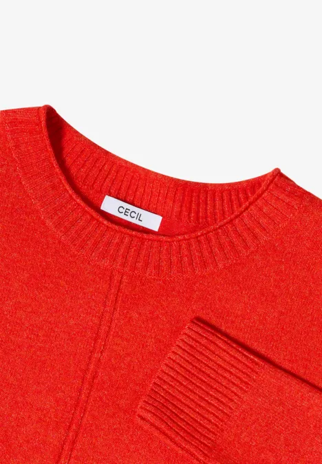 Kuscheliger Pullover pumpkin orange melange