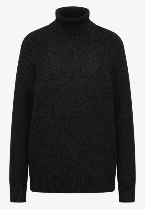 Strukturmix Pullover black melange Strukturmix Pullover black melange