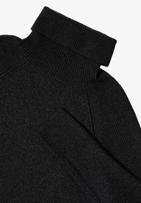 Strukturmix Pullover black melange Strukturmix Pullover black melange