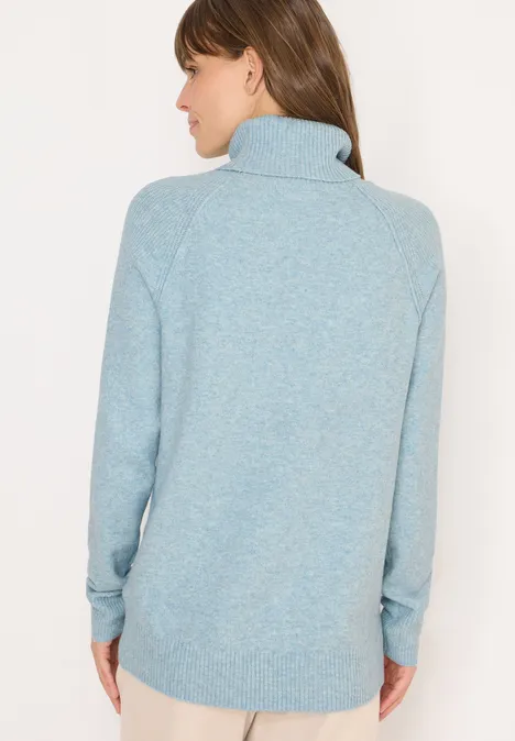 Strukturmix Pullover faded blue melange Strukturmix Pullover faded blue melange