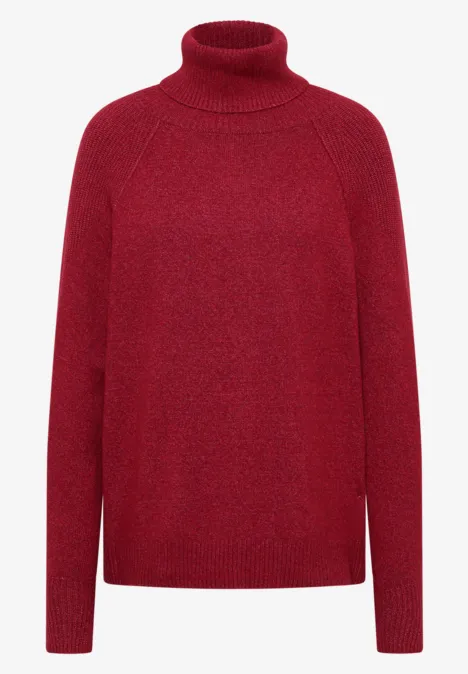 Strukturmix Pullover rhubarb melange Strukturmix Pullover rhubarb melange