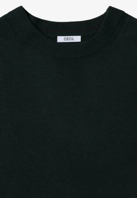 Kuscheliger Pullover ink green