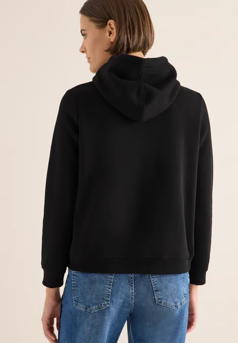 Kapuzensweatshirt Black