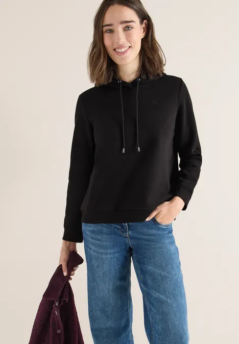 Kapuzen Sweatshirt Black