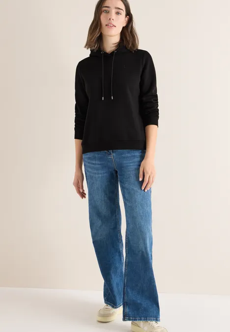 Kapuzen Sweatshirt Black