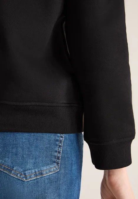 Kapuzen Sweatshirt Black