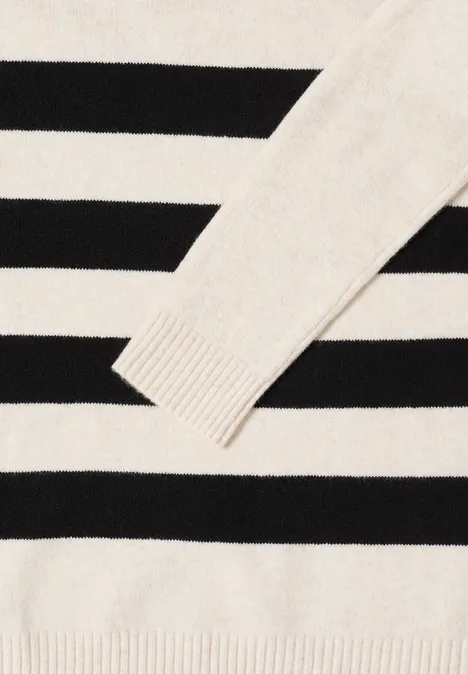 Softer Rollkragenpullover light greige melange