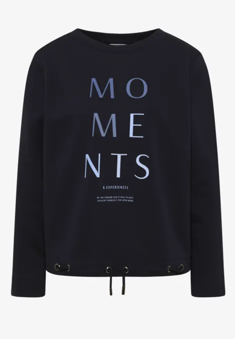 Sweat-shirt avec broderie urban dark blue