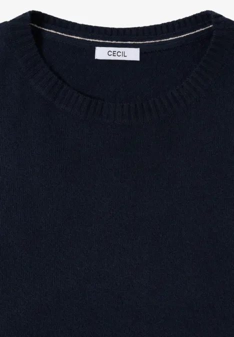 Sweter w jednolitym kolorze universal blue