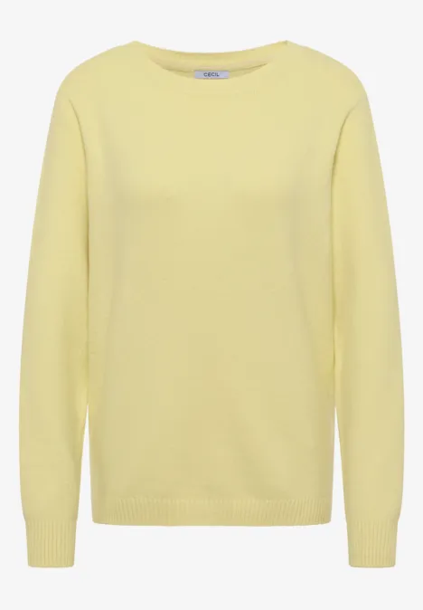 Zachte trui in effen kleur null