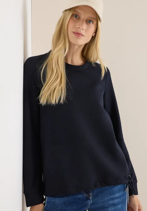Sweatshirt mit Struktur urban dark blue