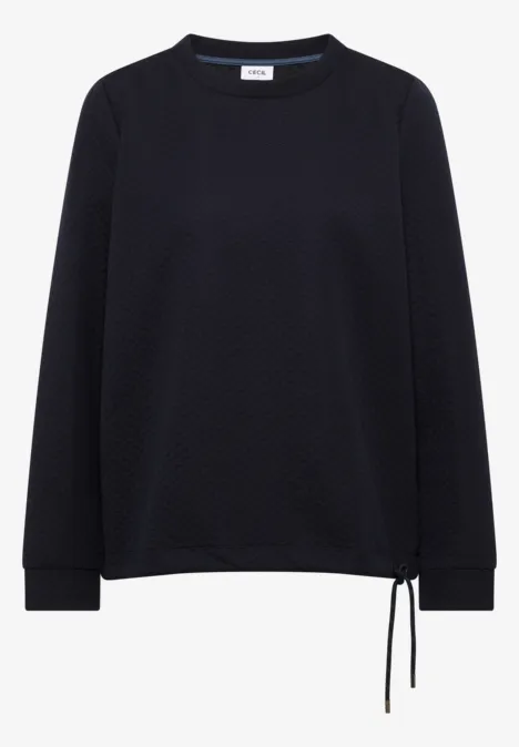 Sweatshirt mit Struktur urban dark blue