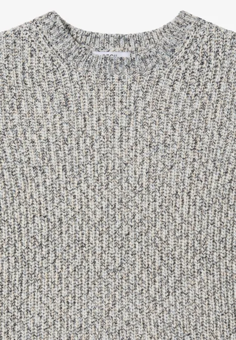 Gemusterter Strickpullover urban dark blue