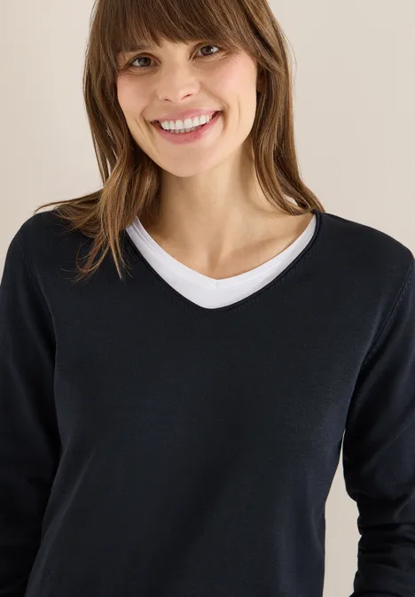 Basic Pullover universal blue