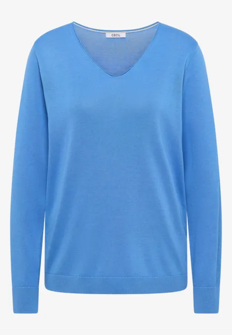 Basic Pullover fountain blue