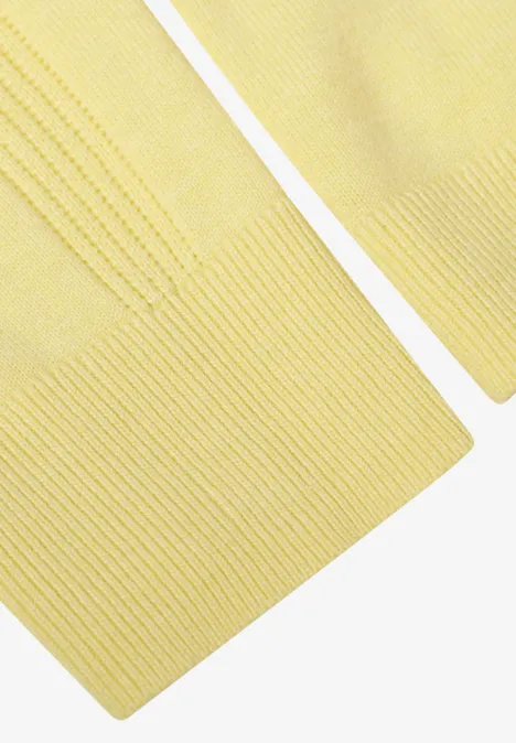 Basic Pullover iced yellow melange