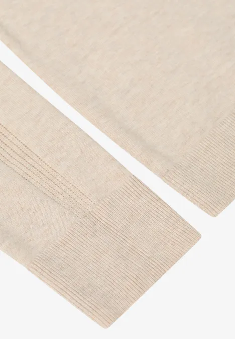 Basic Pullover egg beige melange