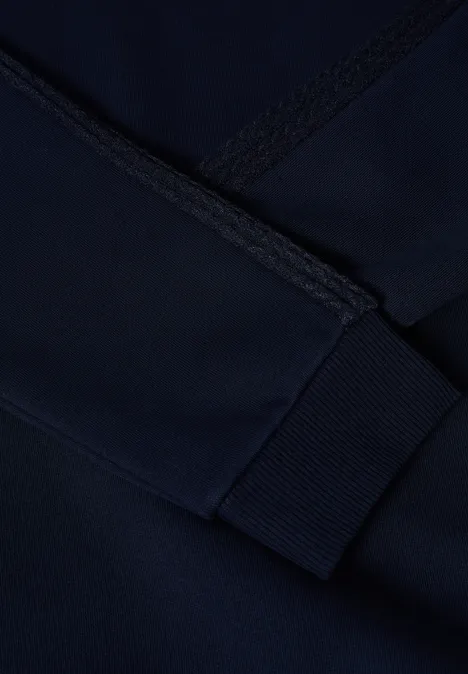 Sweater met kabeldetail urban dark blue