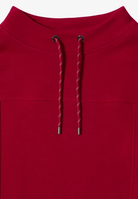 Funnelneck Sweatshirt beaujolais red