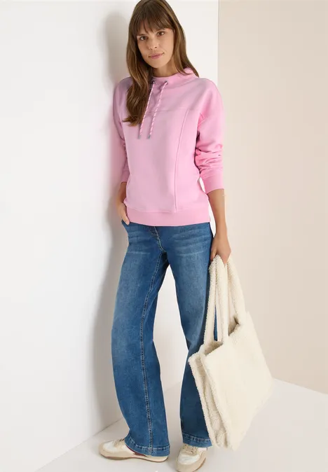 Funnelneck Sweatshirt blossom glow