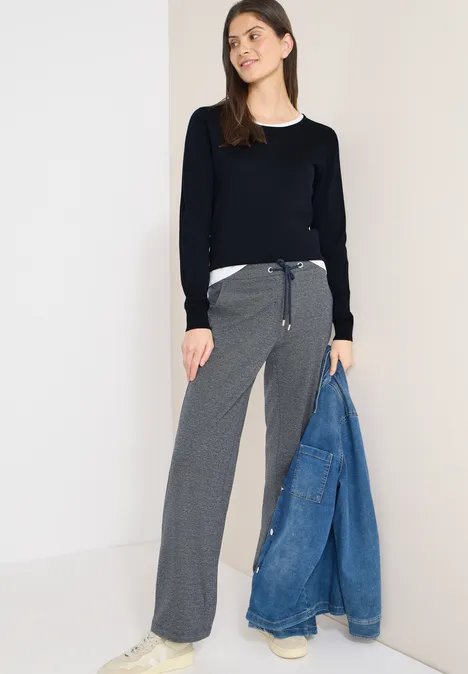 Sweter w jednolitym kolorze universal blue