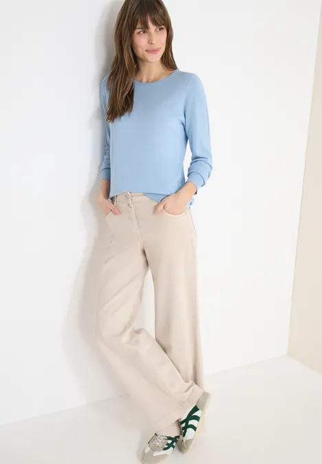 Pullover in Unifarbe light sky blue Pullover in Unifarbe light sky blue