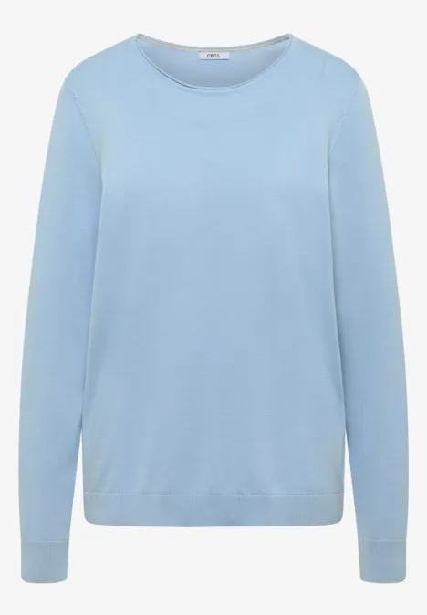 Pullover in Unifarbe light sky blue Pullover in Unifarbe light sky blue