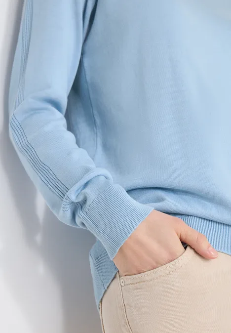 Pullover in Unifarbe light sky blue Pullover in Unifarbe light sky blue