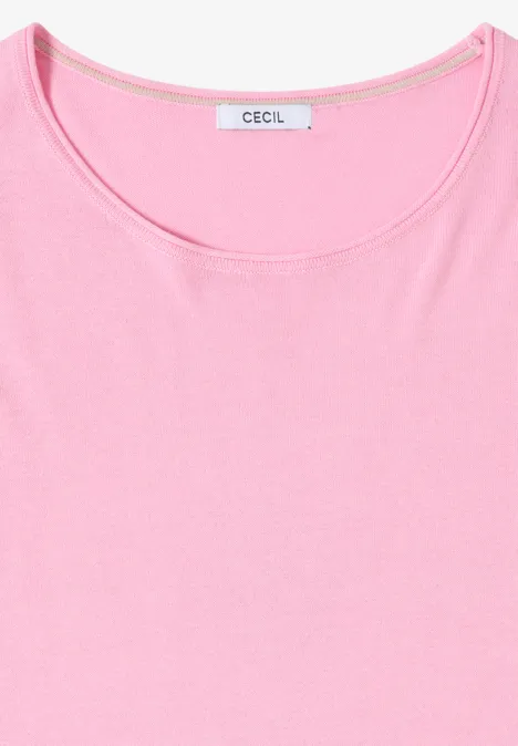 Trui in effen kleur flamingo rose